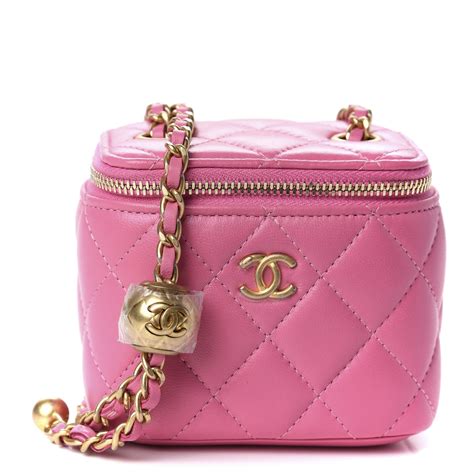 pink chanel vanity case|Chanel vanity case vintage.